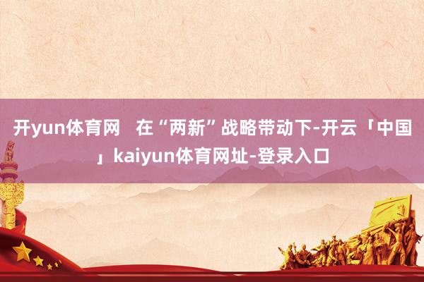 开yun体育网   在“两新”战略带动下-开云「中国」kaiyun体育网址-登录入口